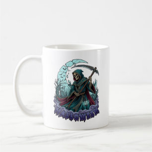 Mug Faucheuse d'Halloween Lanterne Lune Brisée_1