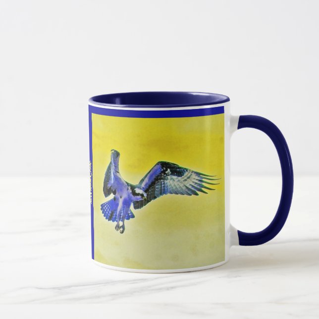 Mug Faucon bleu (Droite)