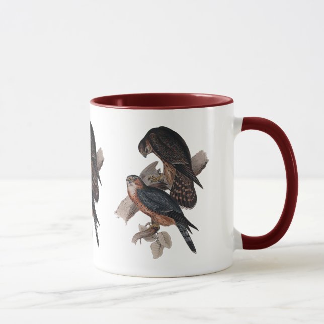 Mug Faucon de MERLIN ou de pigeon (Droite)