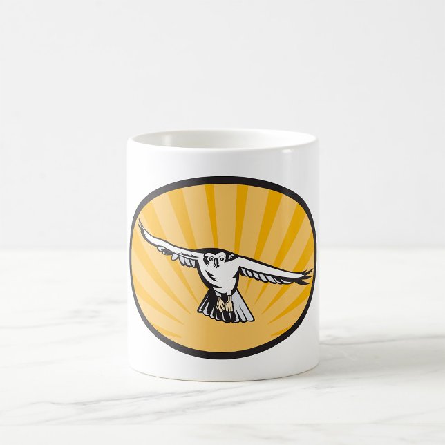 Mug Faucon Élégant Oiseau de Proie Audacieux (Créateur téléchargé)