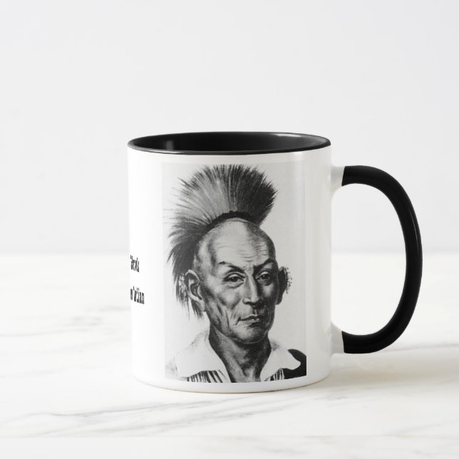 Mug Faucon noir en chef (Droite)