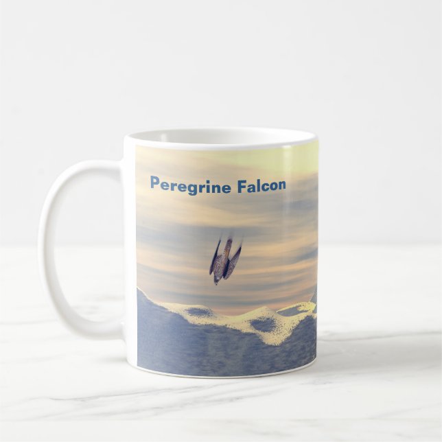 Mug Faucon pèlerin de la vélocité terminale (Gauche)