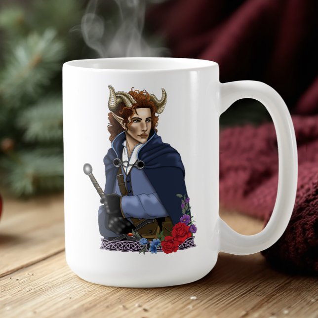Mug Faune cornu Fae Fantastique  (Créateur téléchargé)
