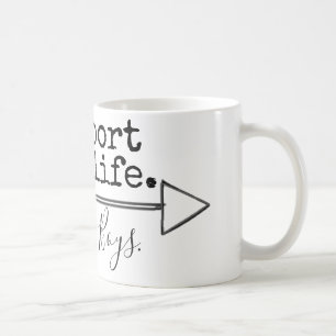 Mug faune de soutien, garçons d'augmenter
