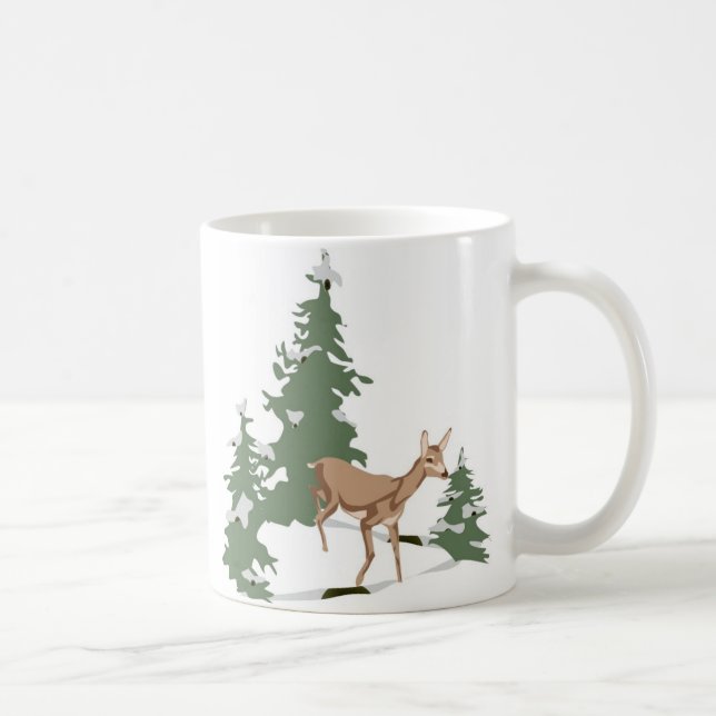 Mug Faune en hiver&apos ; s Forêt (Droite)