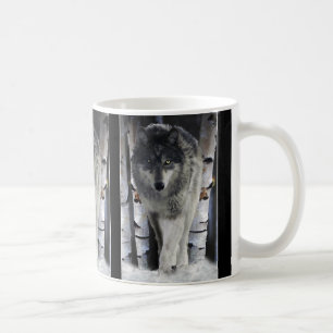 Mug Faune Loup gris conception animal amoureux
