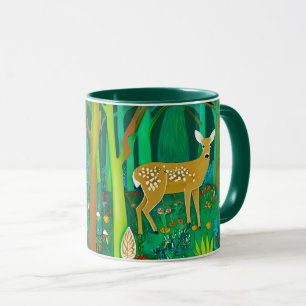 Mug Faune tachetée dans un cadre forestier Imaginaire