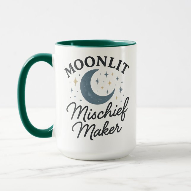 Mug Fauteur de troubles au clair de lune | Halloween (Gauche)