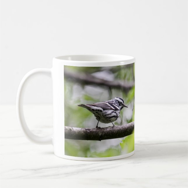 Mug Fauvette noire et blanche (Gauche)