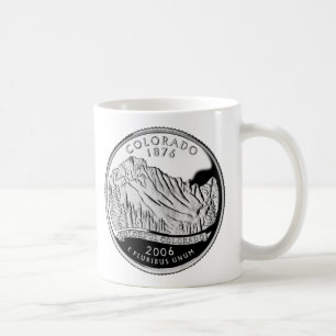 Mug Faux Colorado State Quarter Montagnes Rocheuses Ar