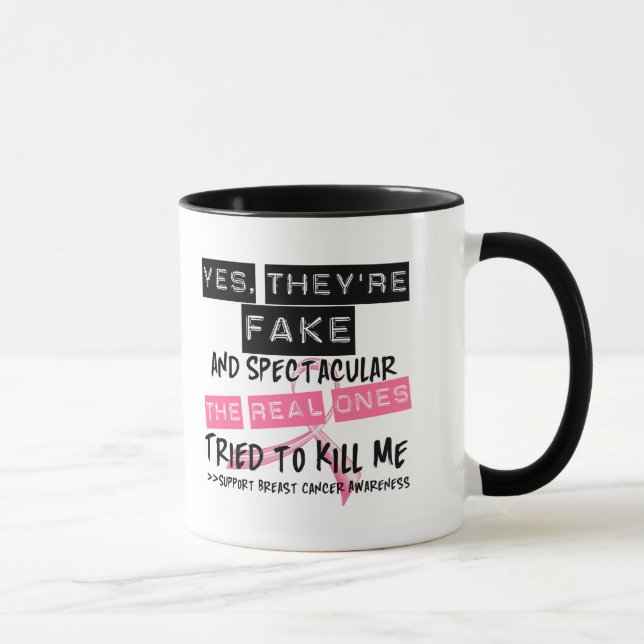 Mug Faux et Spectacular - le vrai a essayé de me tuer (Droite)