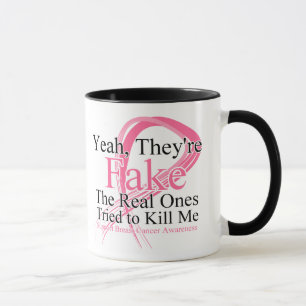 Mug Faux - le vrai a essayé de me tuer - cancer du