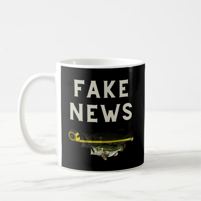 Mug Faux News Grosse Bouche Basse Pêche (Gauche)