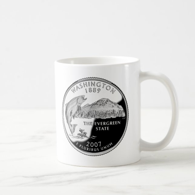Mug Faux Washington State Quarter (Droite)
