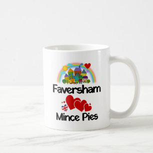 Mug Faversham, Kent UK Aime Les Mince Pies