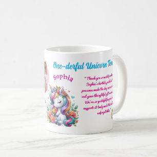 Mug Faveur de code-barres d'anniversaire pour enfants 