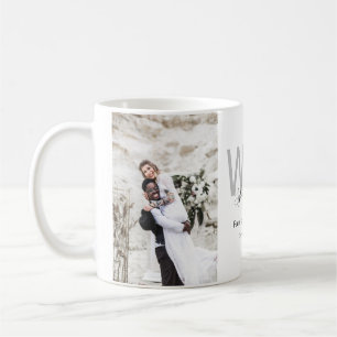 Mug Faveur minimaliste de mariage photo