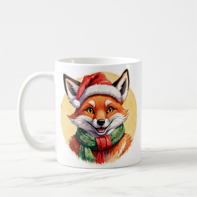 Mug Favoris de Noël animal amusant - Fox 1 (Gauche)