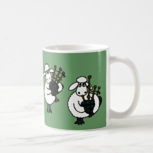 Mug FB moutons impressionnants jouant des cornemuses