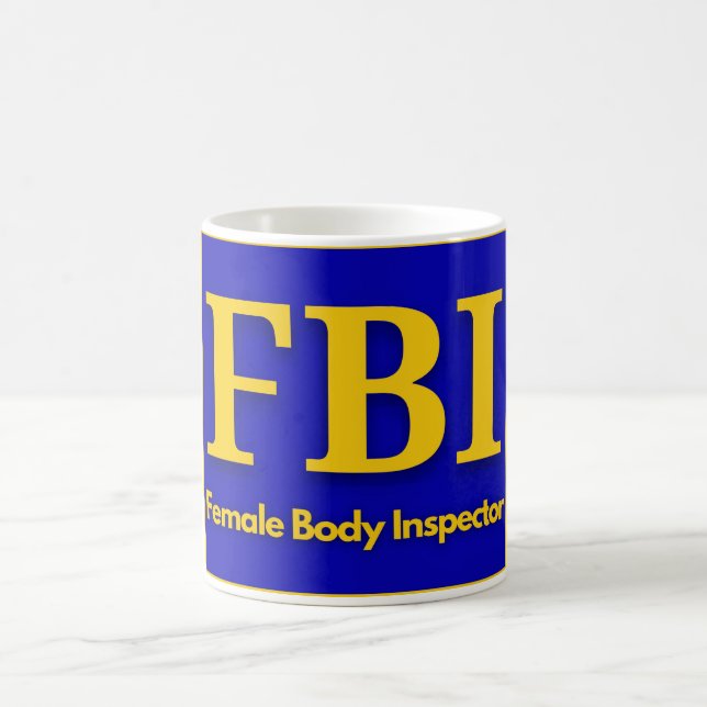 Mug FBI - Inspecteur du corps féminin T-shirt Trucker  (Centre)
