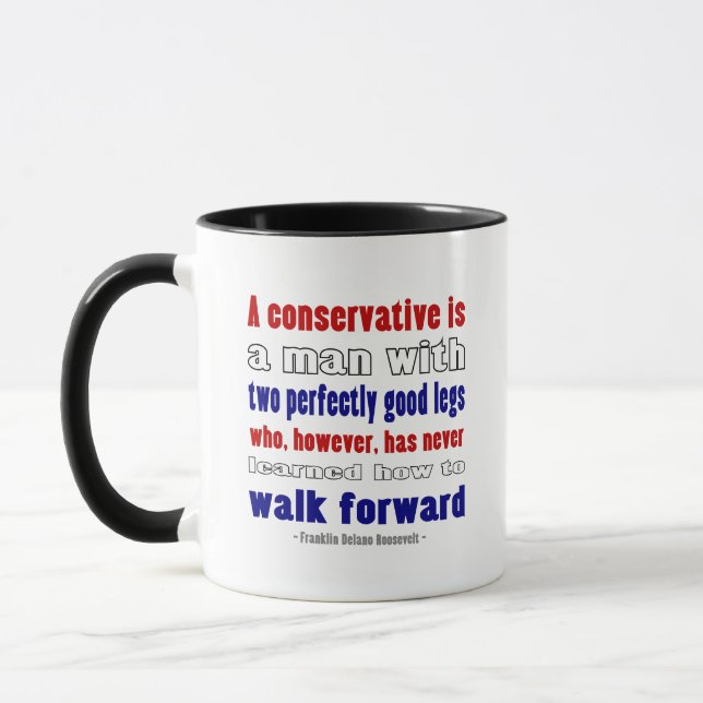 Mug FDR définit les conservateurs sombres (Gauche)