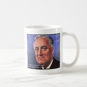 Mug FDR (Roosevelt) "Soyez bref" Citations de sagesse