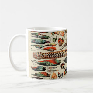 Mug Feather Bird Wildlife Plumes d'antiquités