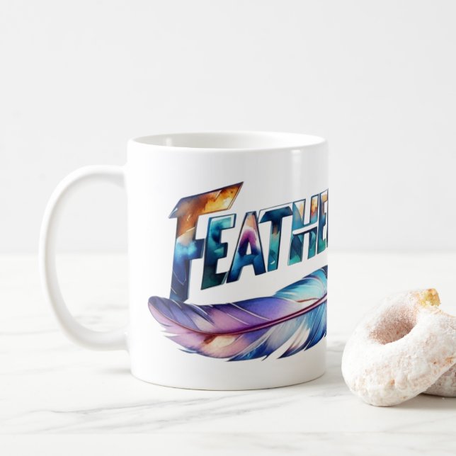 Mug Featherweight Feather -MMA Kick Boxing- Gym Lover (Avec donut)