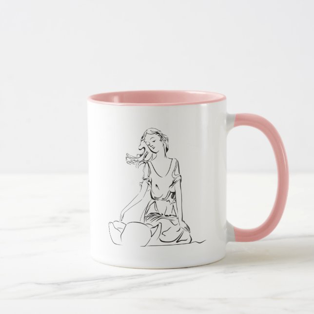 Mug Fée assise… (Droite)