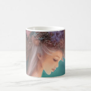 Mug Fée Dans Le Jardin Lune Aquarelle