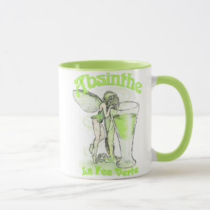 Mug Fée de Verte d'honoraires de La d'absinthe avec l