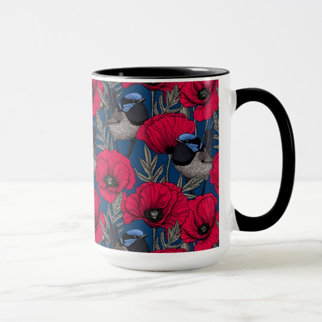 Mug Fée et pavots (Droite)