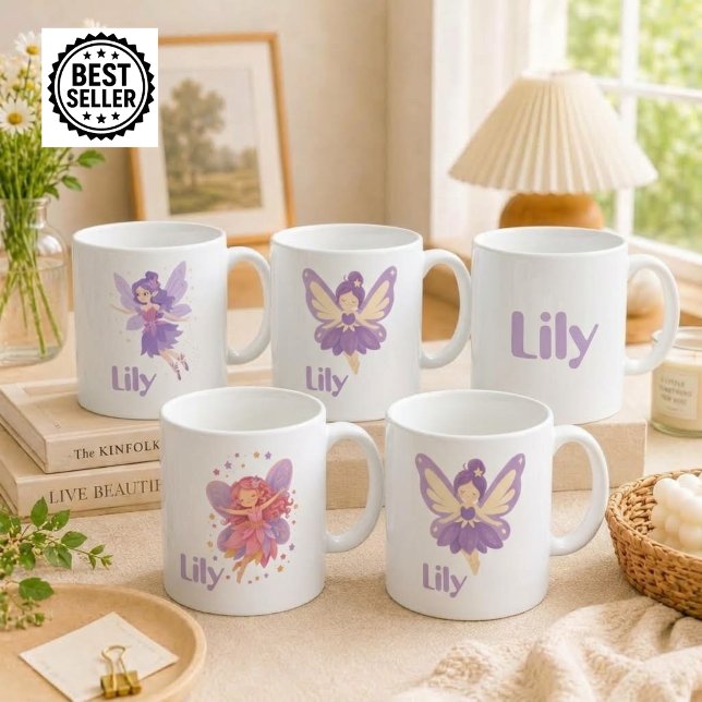 mug fée personnalisé pour filles (Créateur téléchargé)