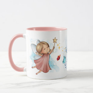 Mug Fée Rose Cute Tous Les Souhaits Sont Accordés