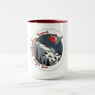 Mug Fée Snowboardeuse – Manger Dormir Snowboard Répéte