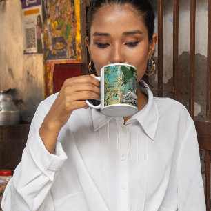 Mug Fée verte vintage sur Aqua Ephemera