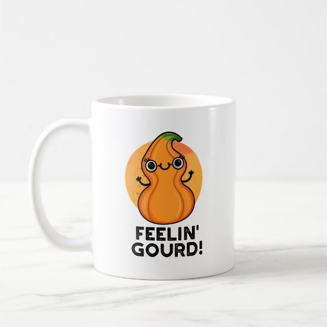 Mug Feelin Gourd Funny Veggie Pun (Gauche)