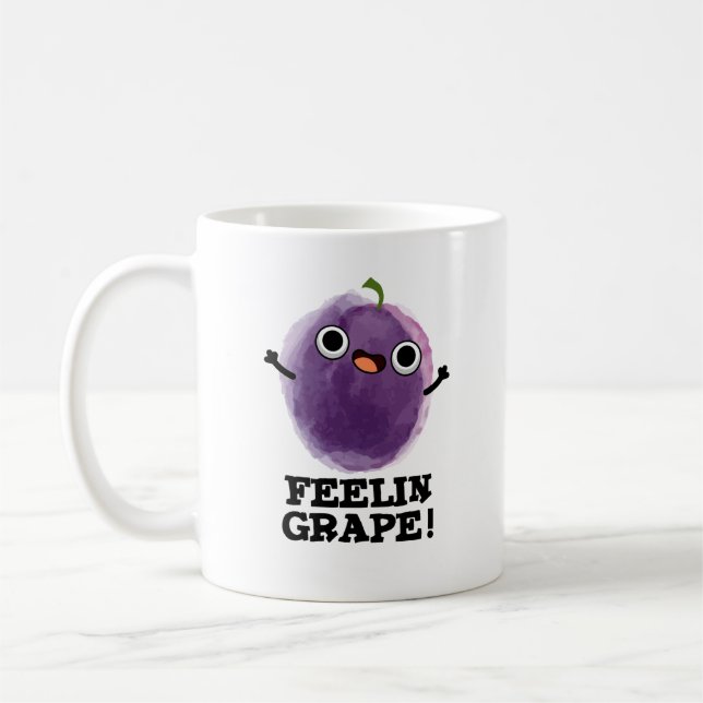 Mug Feelin Graphe Drôle Fruit Pun (Gauche)