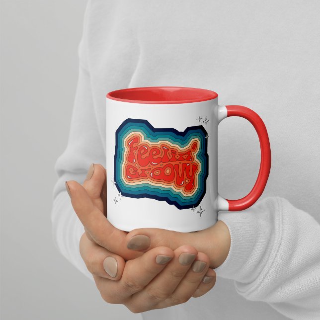 Mug Feelin' Super - les années 70 stylet (Créateur téléchargé)