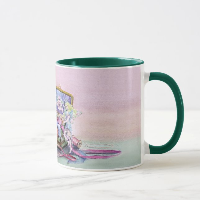 Mug FÉERIE de COUTURE de BOÎTE par SHARON SHARPE (Droite)