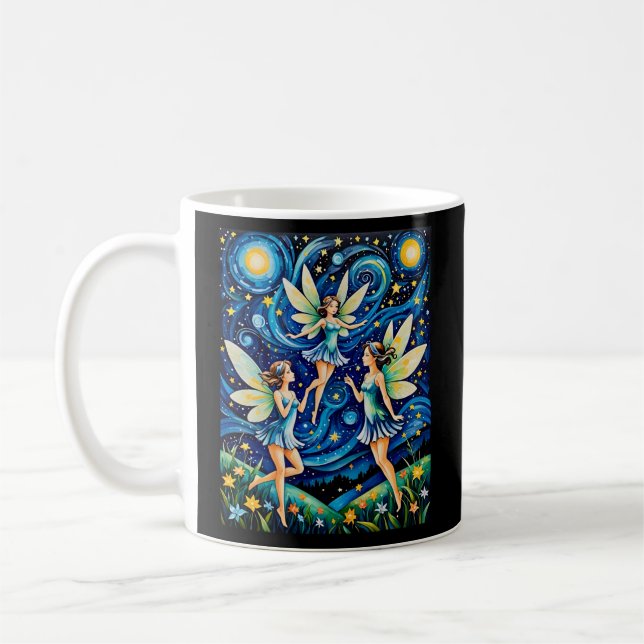 Mug Fées dansantes Sous Starry Sky Tee (Gauche)