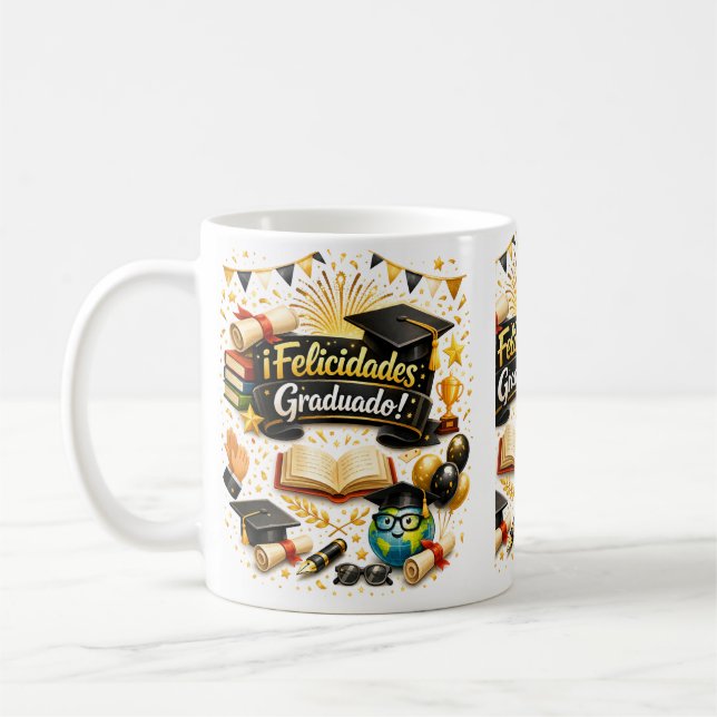 Mug ¡Felicidades Graduado! (Gauche)