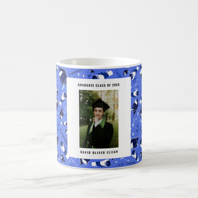 Mug Félicitations à l'obtention du diplôme Photo (Centre)