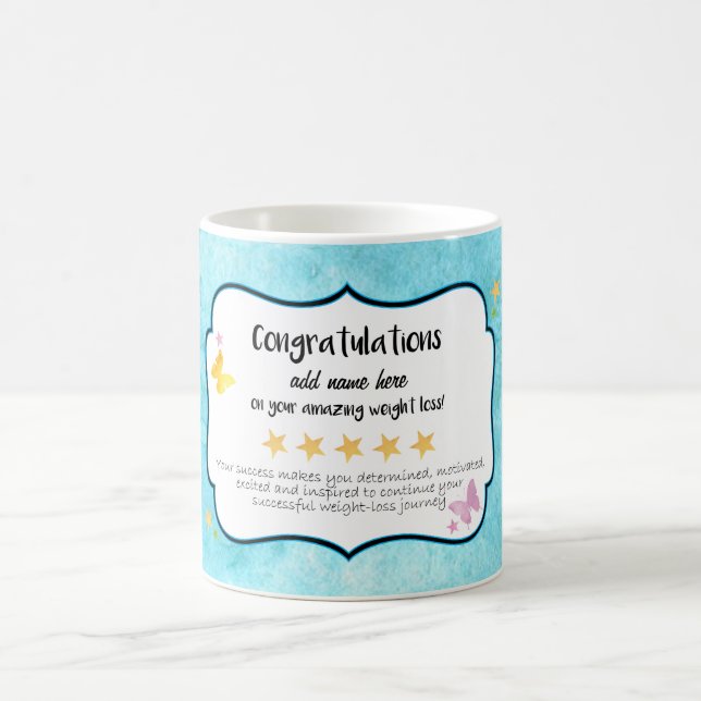 Mug Félicitations à votre régime alimentaire Extraordi (Centre)