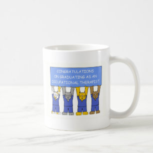 Mug Félicitations de diplômé d'ergothérapiste