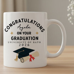Mug Félicitations Diplômé Nom Université Année
