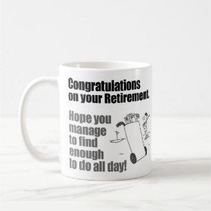 Mug Félicitations Golfer Retirement