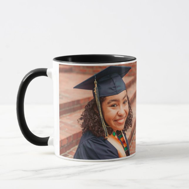 Mug Félicitations Modèle Photo Graduate Graduation (Gauche)