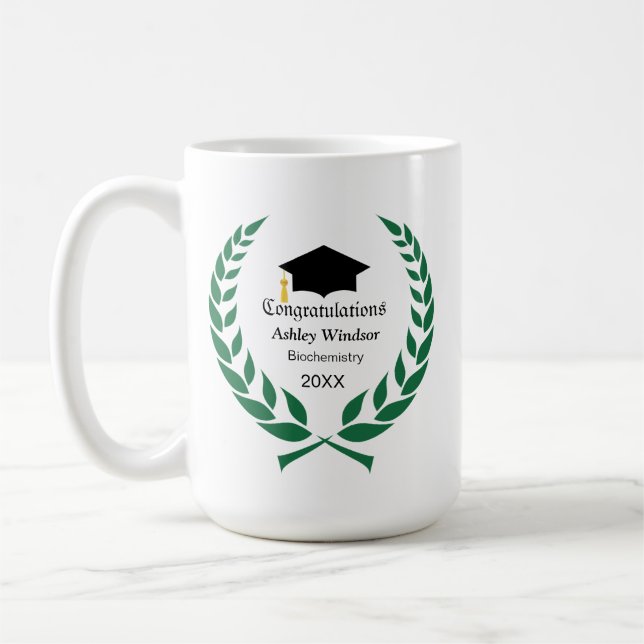 Mug Félicitations pour la remise des diplômes de Lauri (Gauche)