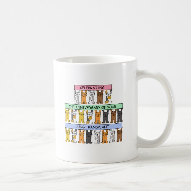 Mug Félicitations pour l'anniversaire de la transplant (Droite)